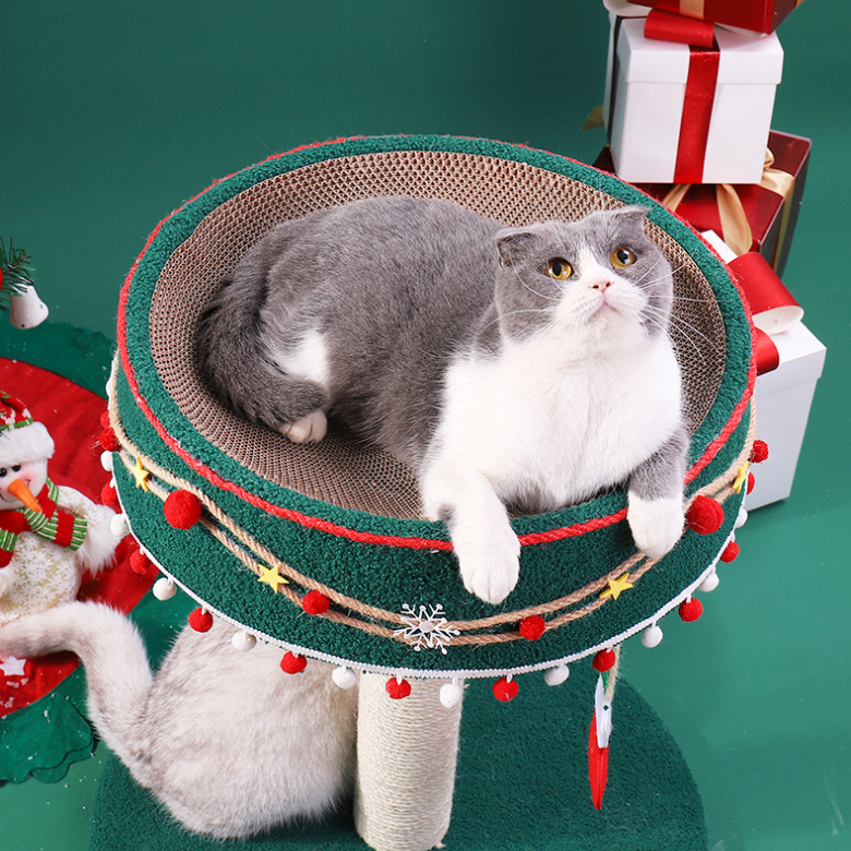 Creative All-in-one Multi-functional Cat Scratching Post