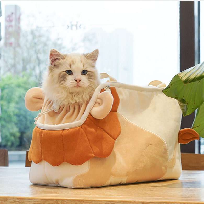 Portable Large-Capacity Pet Backpack | 2-in-1 Handheld Cat Carrier & Shoulder Bag