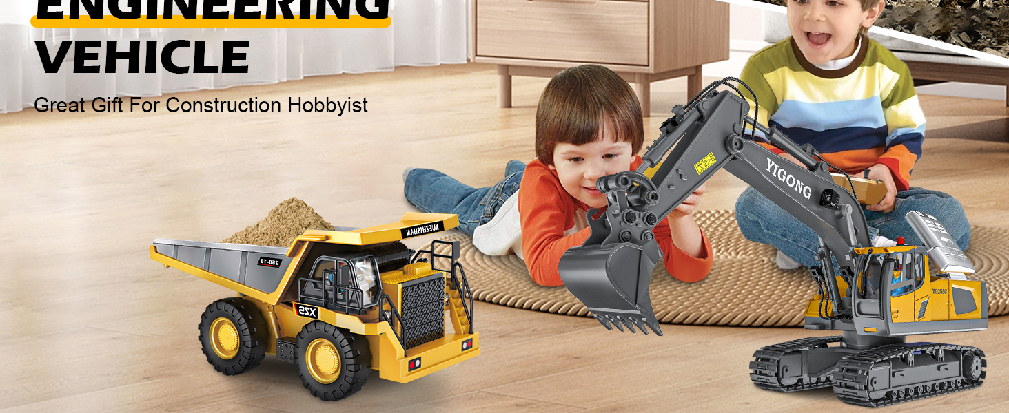 remote controlled excavator