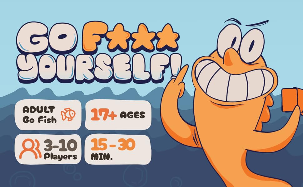 Go Fish Game, Adult Go Fish, Go F Yourself, Party Game, Adult Party Game