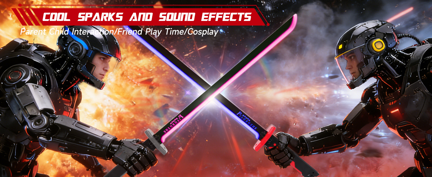 Cyberpunk spark sword