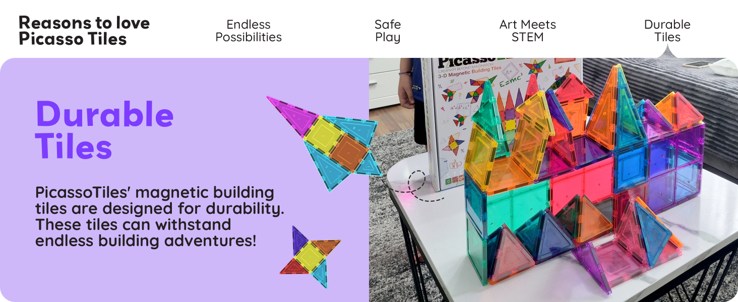 Educational Magnetic Tiles Sensory Montessori Toys for Toddlers Magnet Building Blocks learning Gift