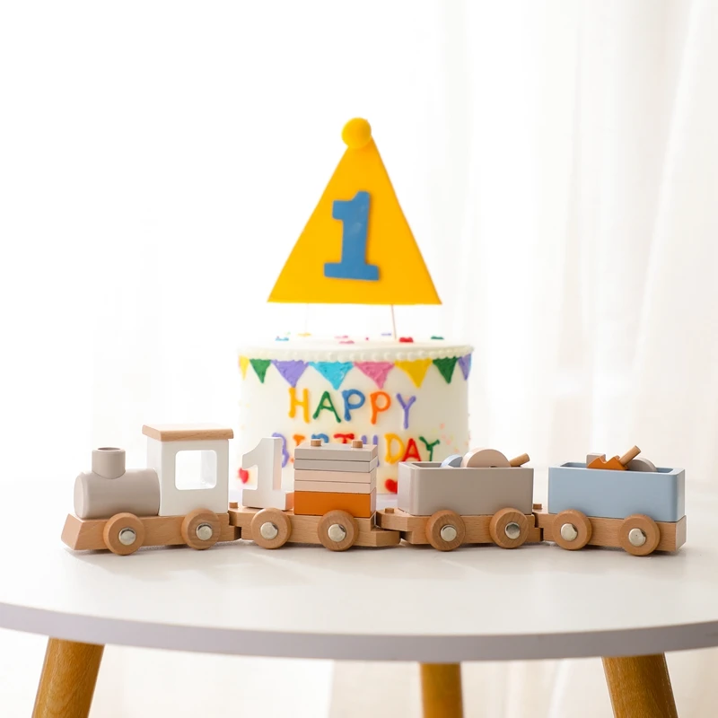 Montessori Wooden Train