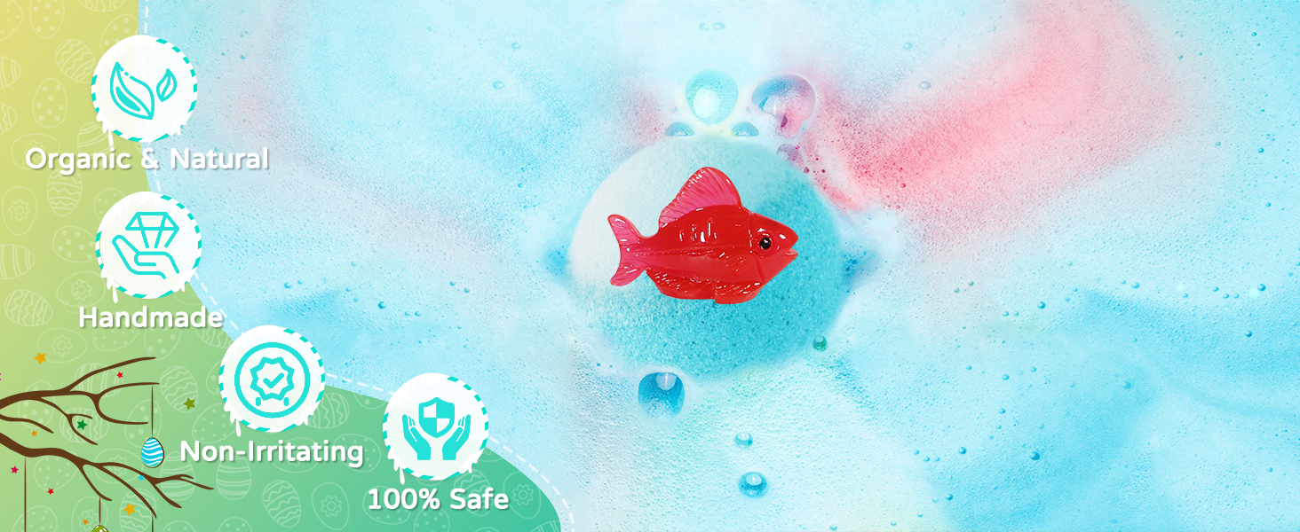 bath bombs for kids bath bombs bath toys kids easter basket stuffers easter gifts for kids 3-5