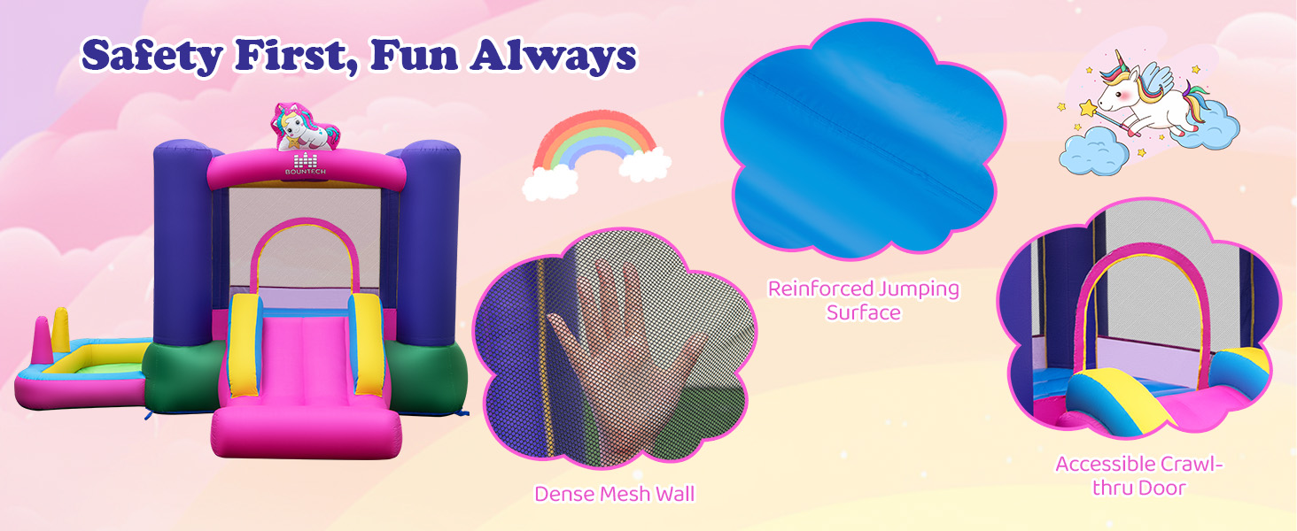 bounce house with ball pit