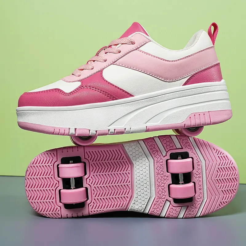 Stylish Children's Roller Skates with Removable Wheels
