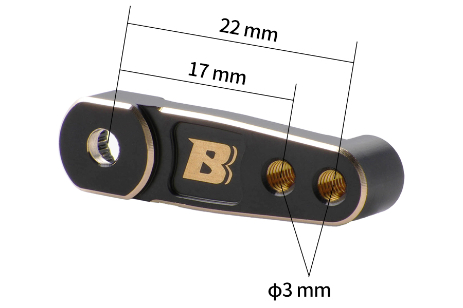BATRAZZI Brass Servo Horn Set for FMS FCX10