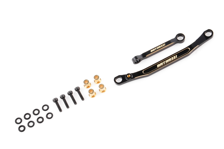 BATRAZZI Brass Steering Link Set For FMS FCX18/FCX24 (Black)