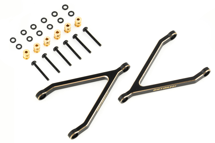 BATRAZZI CNC Brass Upper Link Set for FMS FCX24M D110, Discovery and Range Rover