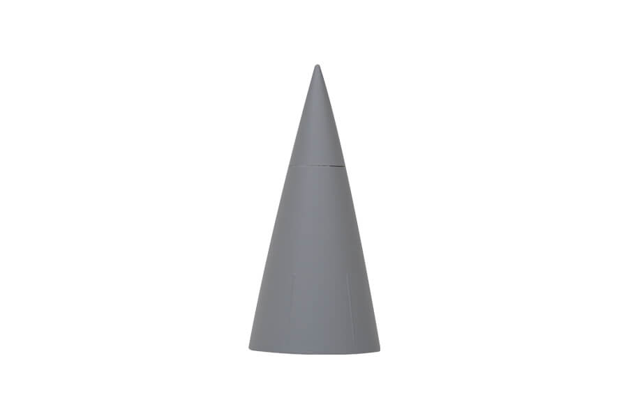 80mm gray cowl for remote control airplanes, focused on aerodynamics