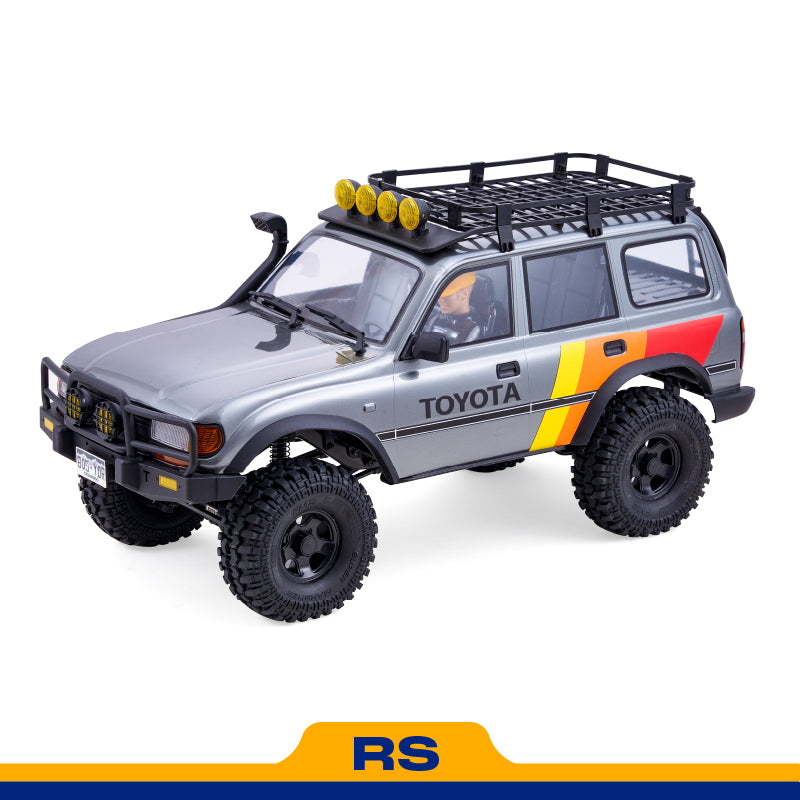 FMS FCX10 トヨタ LC80 ランドクルーザー 1:10 FCX10 LC80 Toyota Land Cruiser 80 RS | Gray RC Crawler – FMS