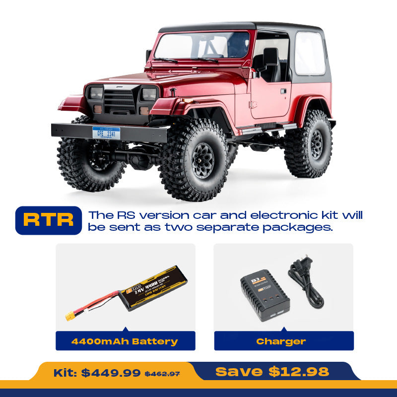 1:10 Mashigan 4WD Rock Crawler | Hard-Body RC – FMS Hobby