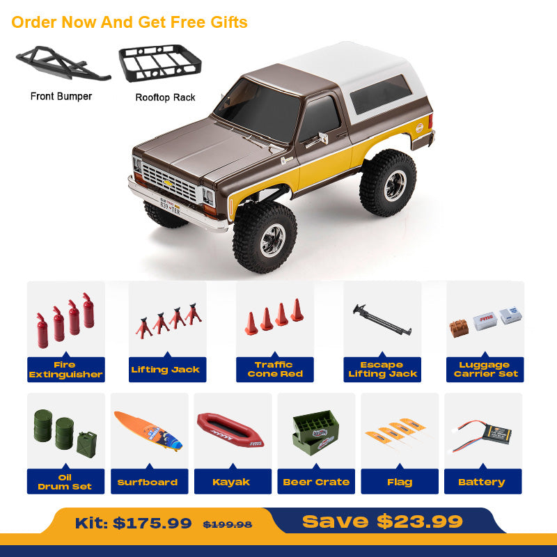 1:24 K5 Blazer RTR | Two-Speed Portal Axle Crawler – FMS Hobby