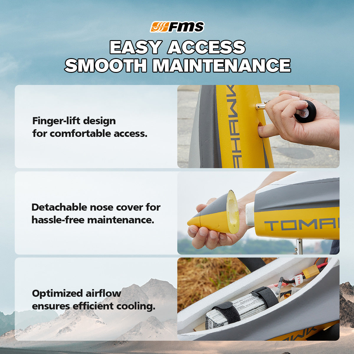 FMS EDF Jet 64mm Futura PNP