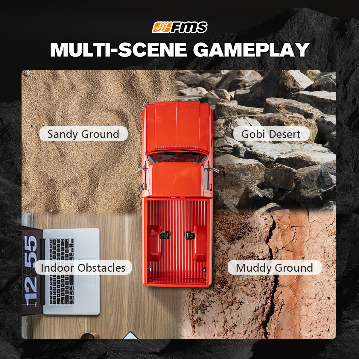 FMS 1:18 FCX18S Chevrolet K10 S V2 RTR
