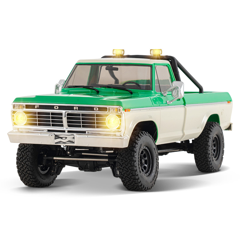 FCX18II F-100 Car Body Assembly With Painted Green/White (Special Edition)