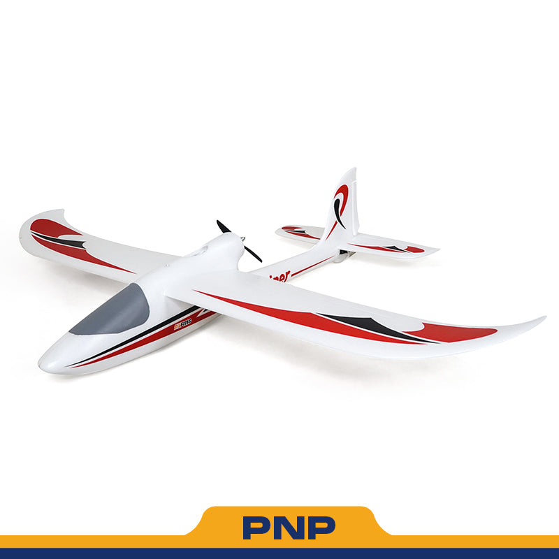 FMS 1280mm Easy Trainer model airplane, white with red and black accents, PNP model.