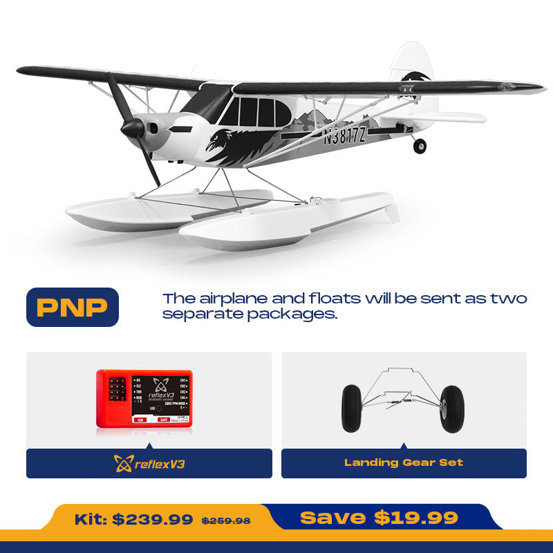 1300mm PA-18 Super Cub | STOL RC Plane w/ Reflex V3 – FMS Hobby