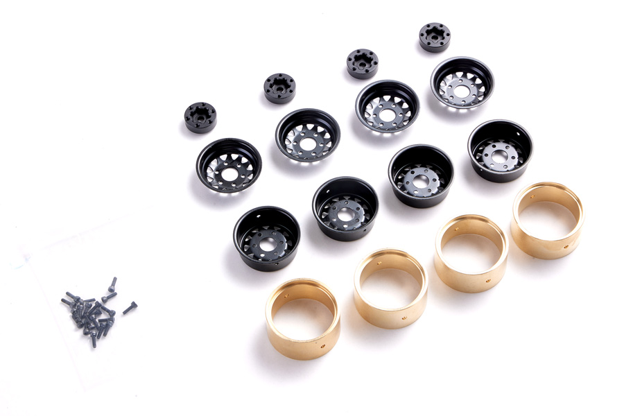BATRAZZI 1.0” Steelie Beadlock Wheels