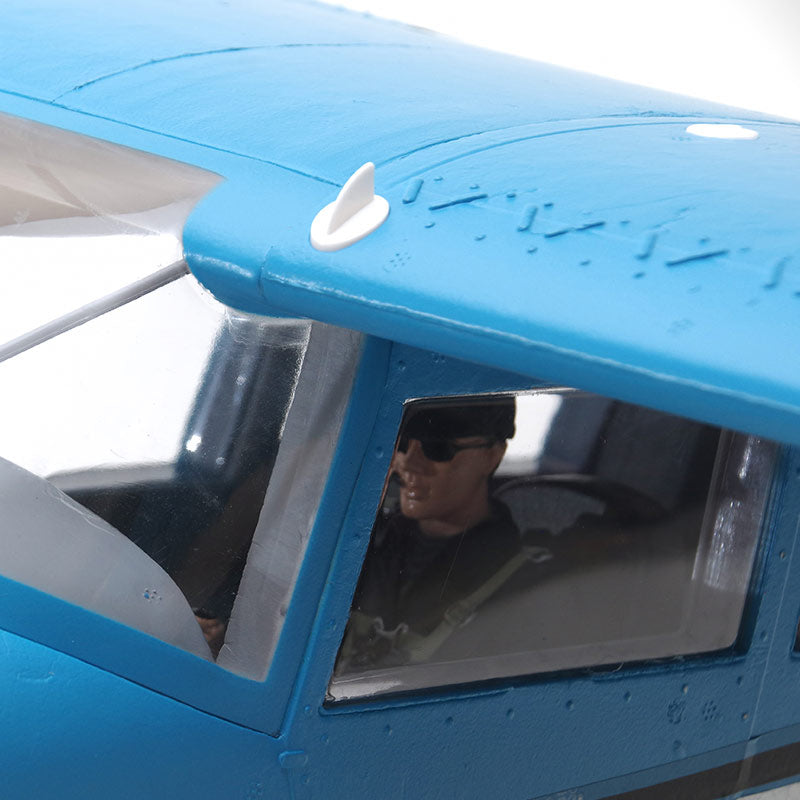 FMS 1500mm Maule RC airplane cockpit with pilot figure