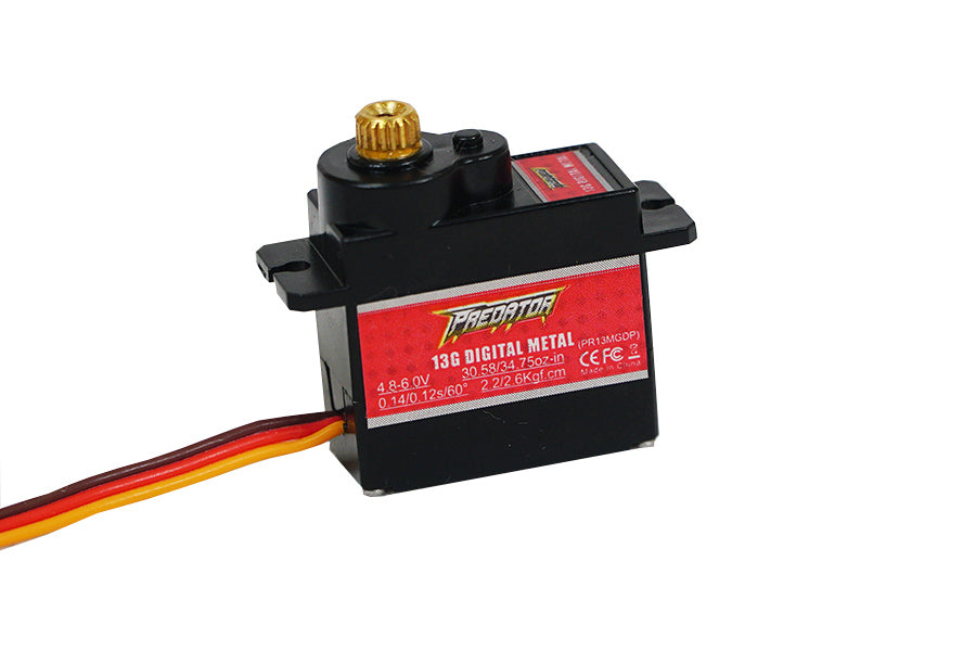 Predator 13G Digital Servo - Metal Gears, Precision Control – FMS