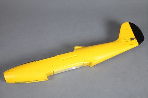 980mm P-39 fuselage model in bright yellow for RC aircraft