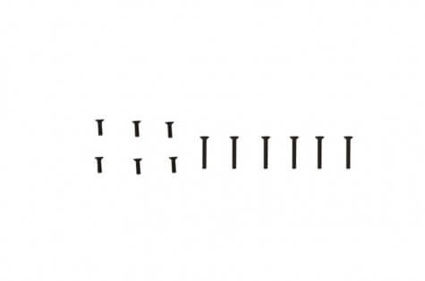 Screw set for 80MM BAE Hawk RC model assembly