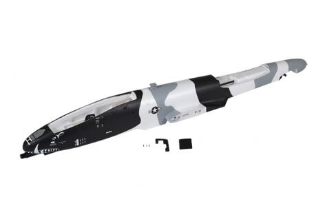 70MM A-10 Thunderbolt V2 fuselage in camo pattern with extra parts