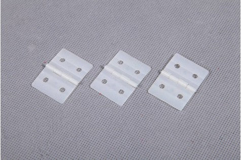 Set of three plastic hinges for RC model assembly