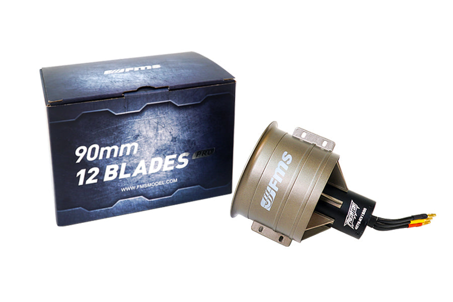 ランダーEDF90mm アルミマウント付き Red Gold Avanti 90mm EDF Jet