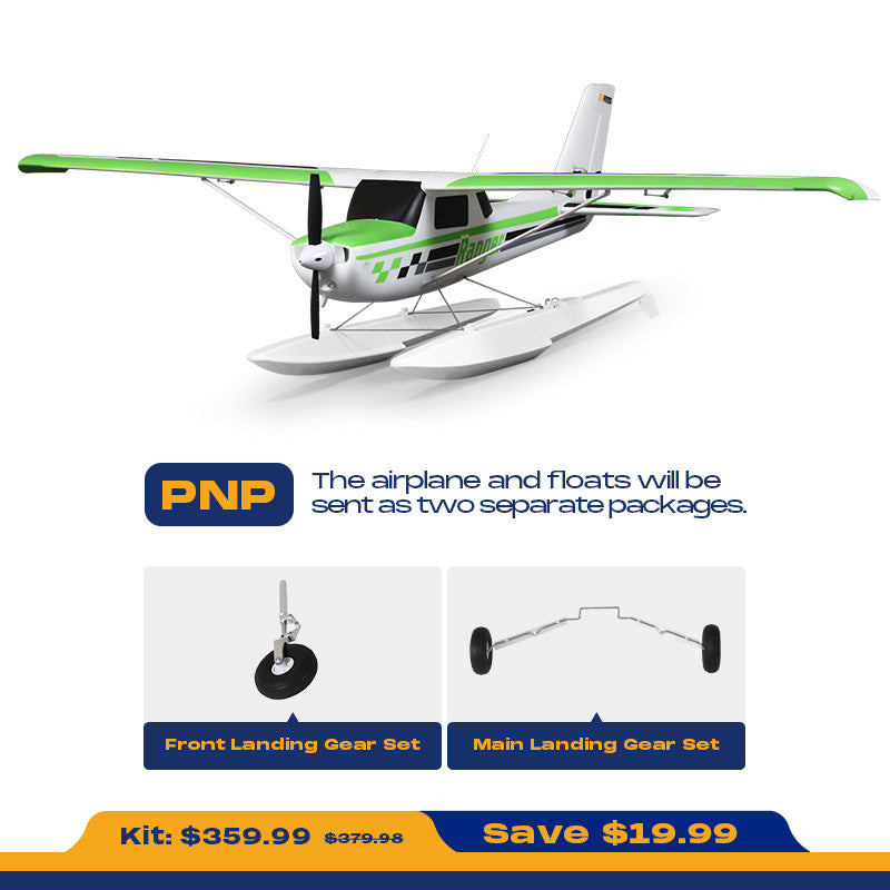 1800mm Ranger PNP RC Airplane | STOL Floats & Lights – FMS Hobby