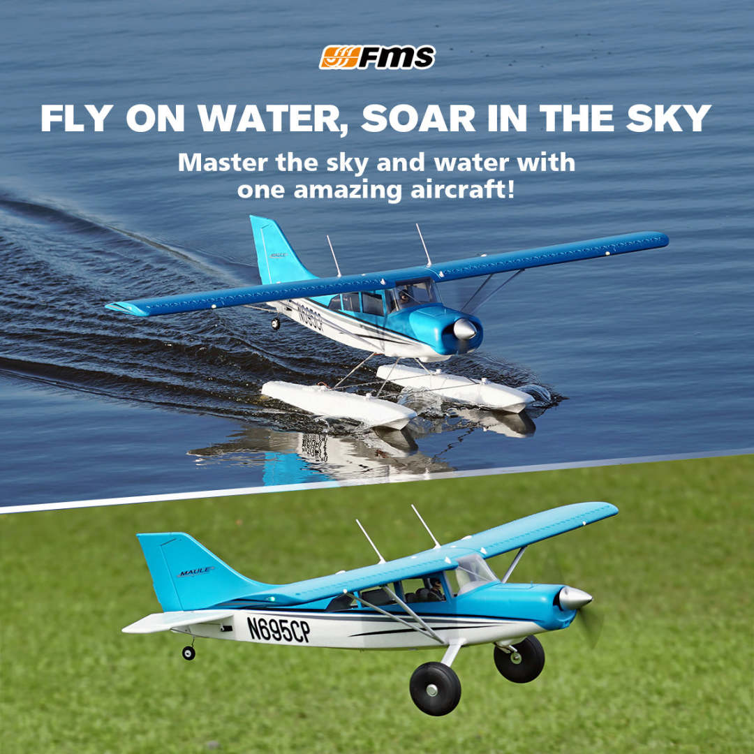 1500mm Maule RC Plane | Floats, STOL, RTF/PNP – FMS Hobby