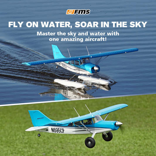 FMS 1500mm Maule with Floats RTF / PNP