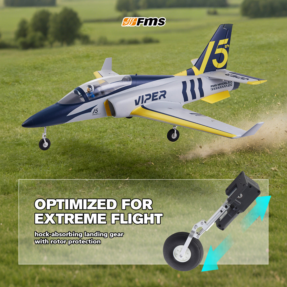 FMS EDF Jet 70mm Viper V2 PNP 15th Anniversary Edition