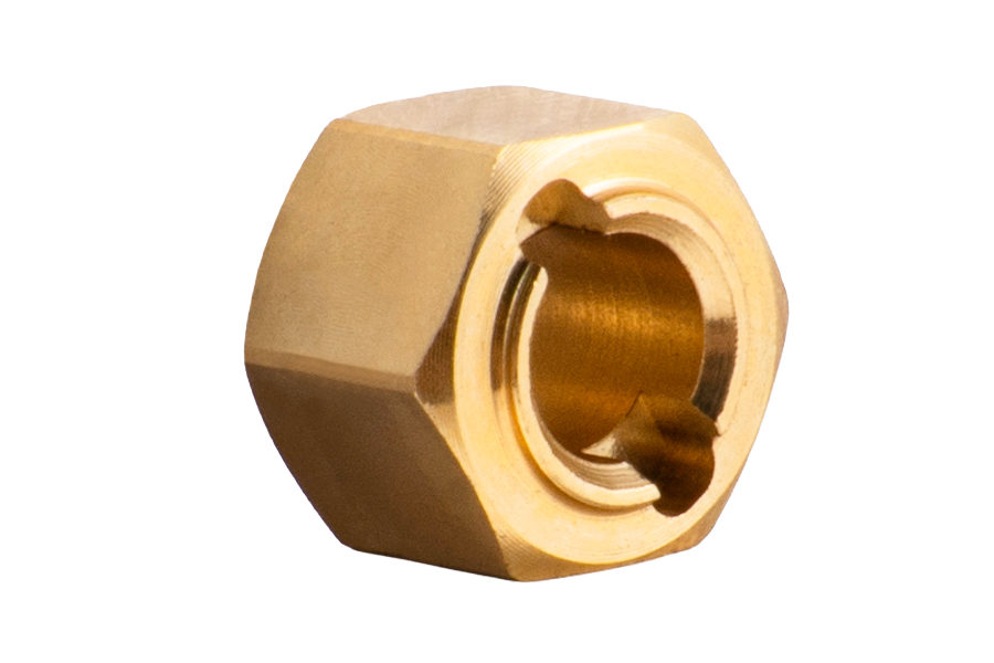 BATRAZZI Brass 7mm Wheel Hex Hub Adapter for FCX18 II