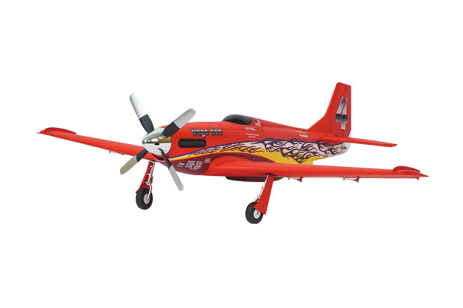 1100mm P-51 Mustang PNP | 4-Blade Prop & Retracts – FMS Hobby