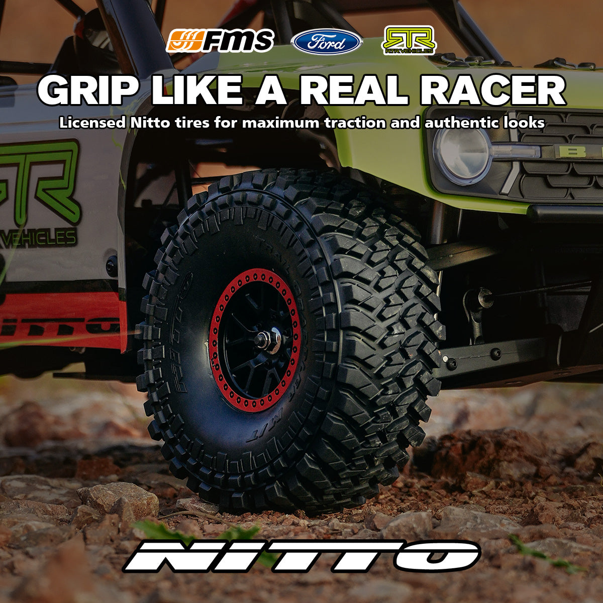 FMS 1:7 Ford Bronco RTR EB Brushless 4WD RS