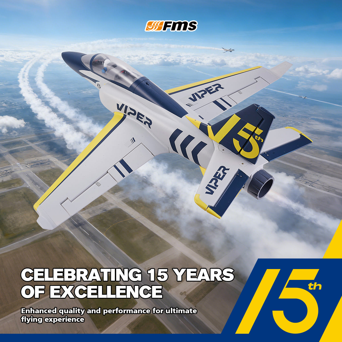 FMS EDF Jet 70mm Viper V2 PNP 15th Anniversary Edition