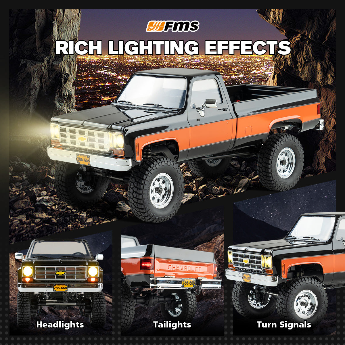 FMS 1:18 FCX18S Chevrolet K10 S V2 RTR