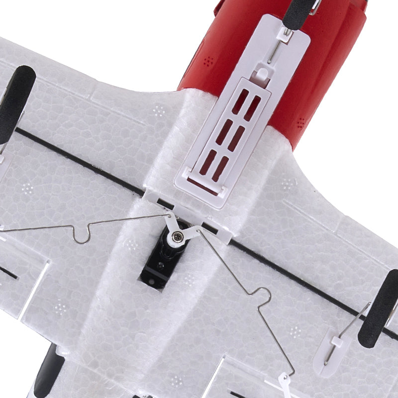 FMS 410mm T-28 Trojan RTF underside detail, showing control linkages and landing gear.