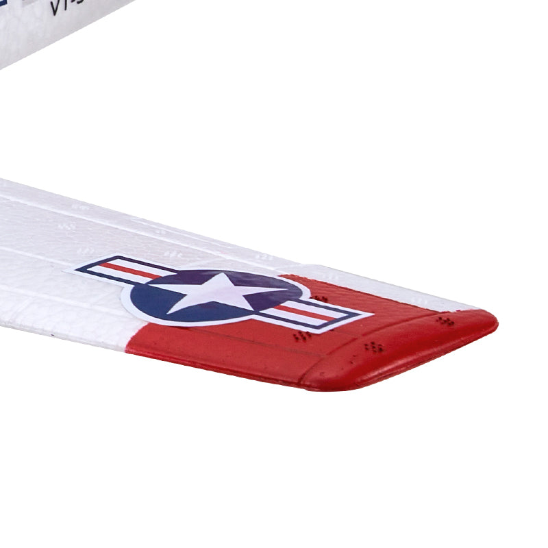 FMS 410mm T-28 Trojan RC plane wing with red tip and US star insignia