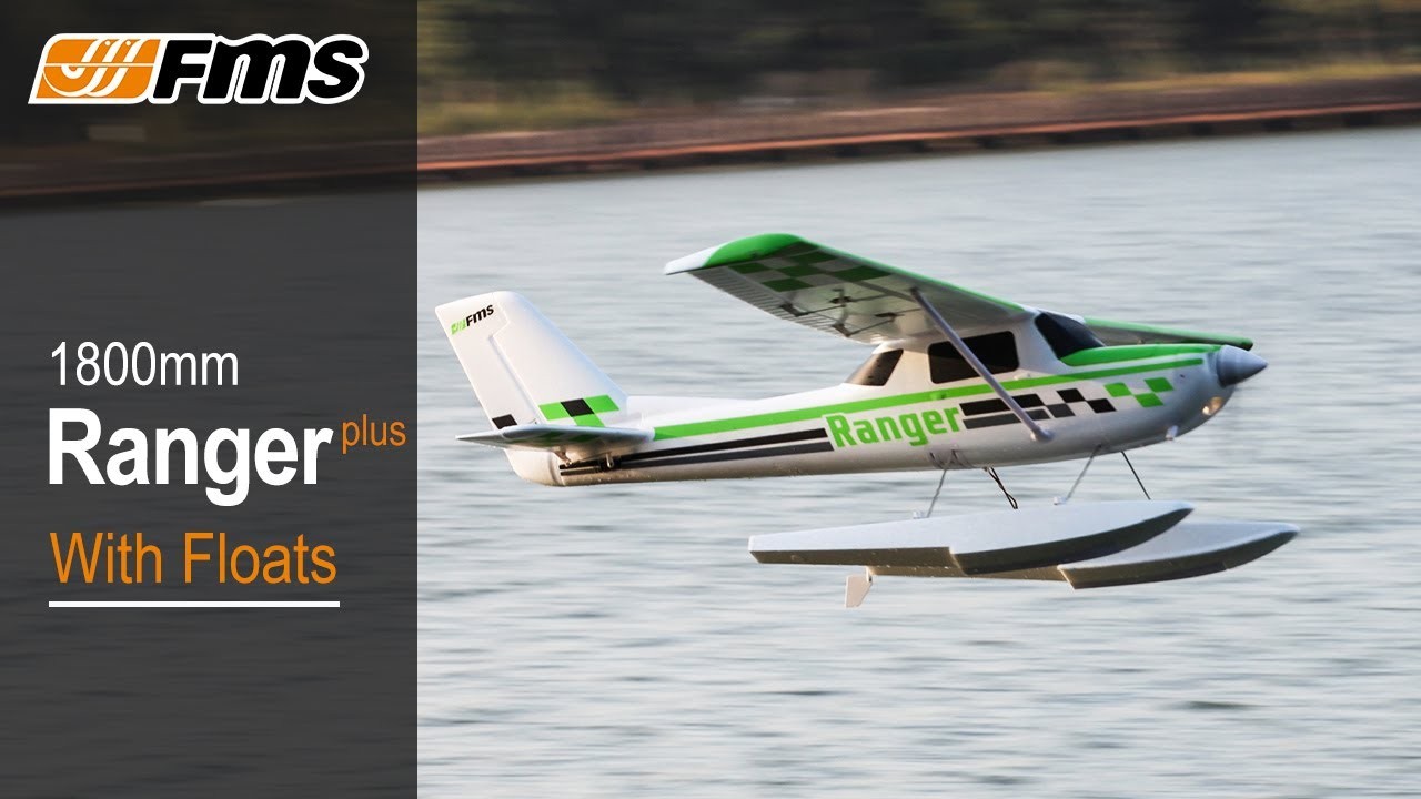 1800mm Ranger PNP RC Airplane | STOL Floats & Lights – FMS Hobby