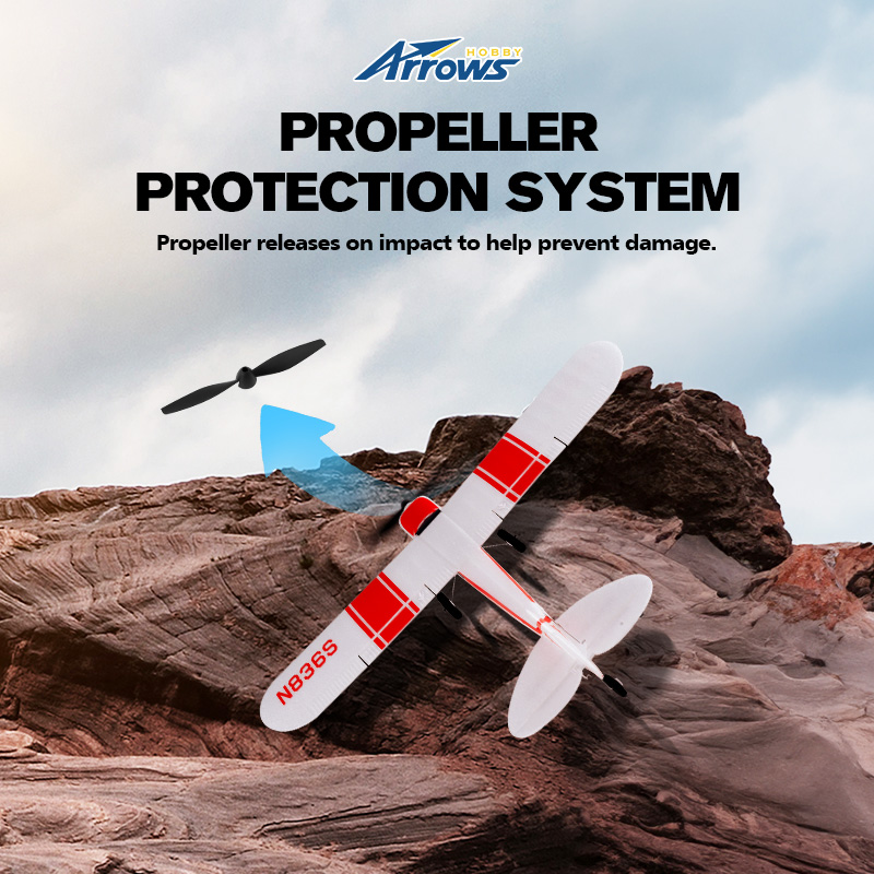 Arrows 500mm PA-18 Super Cub RTF    