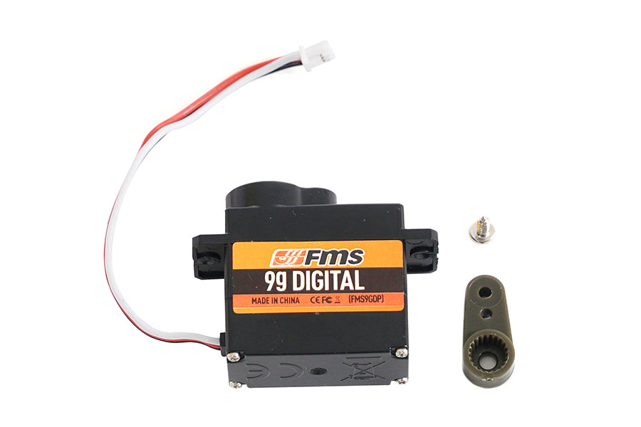 FMS 9G digital servo with accessories for RC models