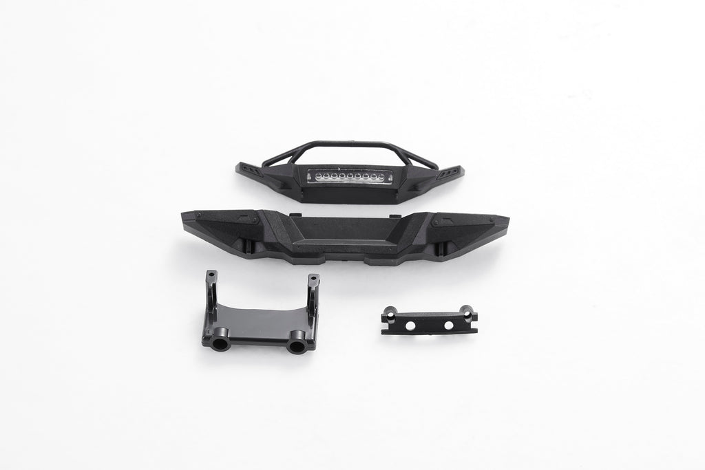 1/18 Cheyenne bumper set with front bumper, rear bumper, and LED light bar