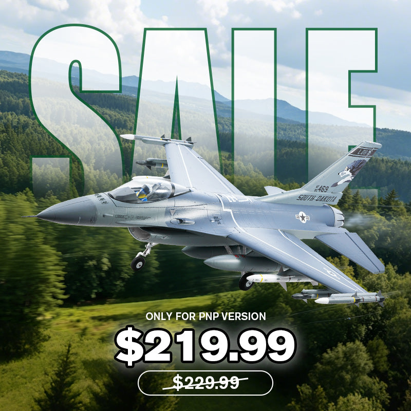 F-16 Fighting Falcon RC Jet | 64mm EDF PNP or RTF Model – FMS Hobby