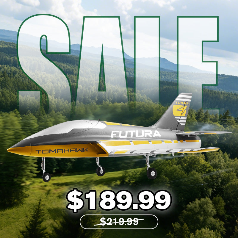 64mm EDF Futura PNP Jet | 900mm Wingspan, 40A ESC – FMS Hobby