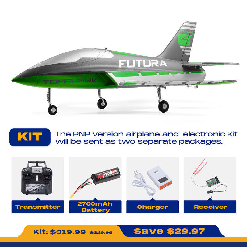 64mm EDF Futura PNP Jet | 900mm Wingspan, 40A ESC – FMS Hobby