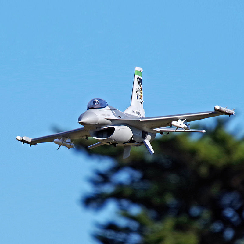 70mm EDF F-16C PNP RC Jet | 12-Blade Ducted Fan – FMS Hobby