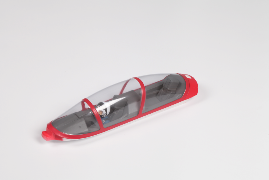 Cockpit canopy for 70mm Yak 130 V2 RC airplane model
